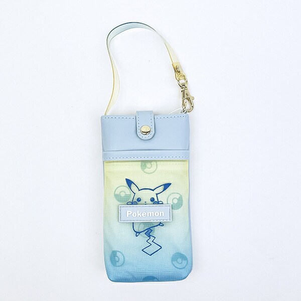 ポケットモンスター ピカチュウ グラデーション ストラップ付きメガネケース (ブルー) ポケモン