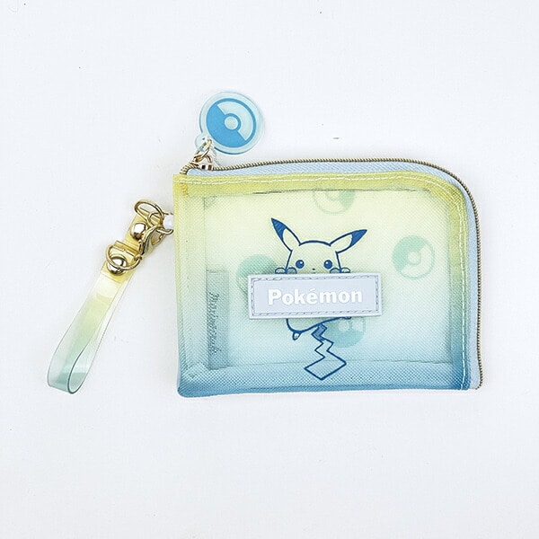 ポケットモンスター ピカチュウ グラデーション メッシュデイリーパスケース (ブルー) ポケモン