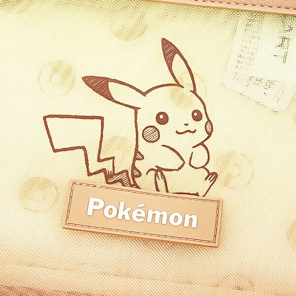 ポケットモンスター ピカチュウ グラデーション メッシュトートバッグ (オレンジ) ポケモン