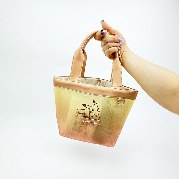 ポケットモンスター ピカチュウ グラデーション メッシュトートバッグ (オレンジ) ポケモン