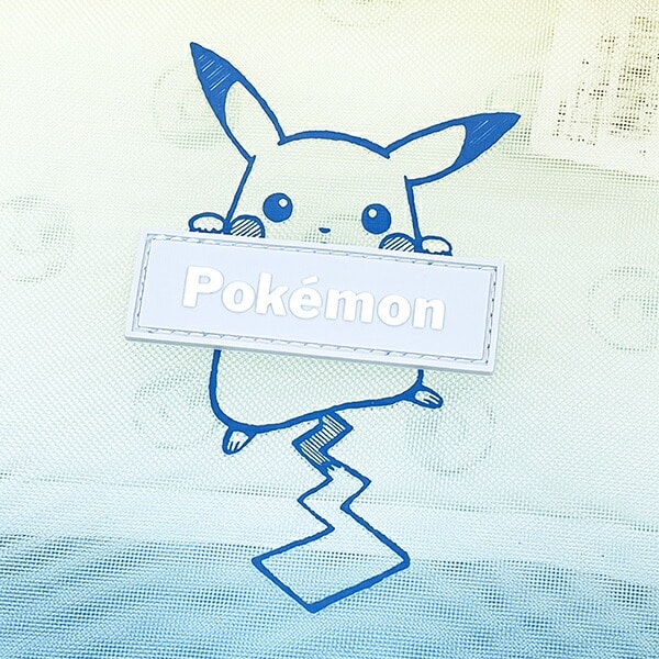 ポケットモンスター ピカチュウ グラデーション メッシュトートバッグ (ブルー) ポケモン