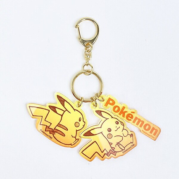 ポケットモンスター ピカチュウ アクリルキーホルダー グラデーション オレンジ ポケモン