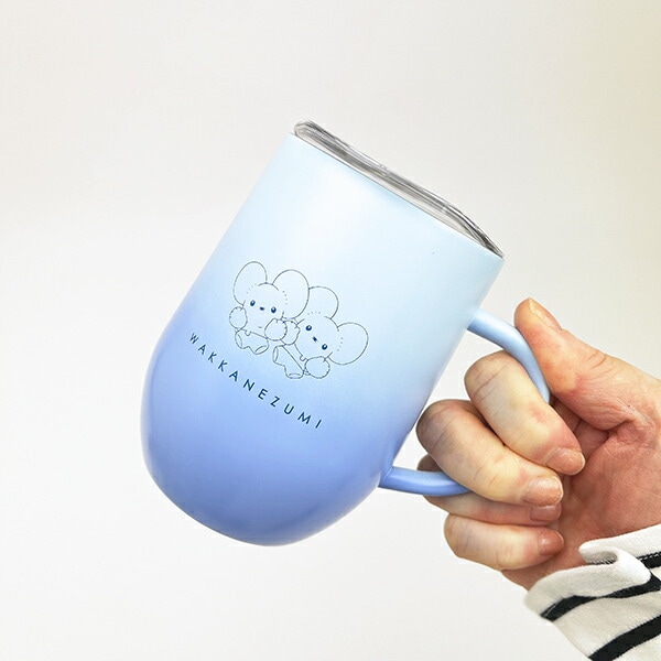 ポケットモンスター ワッカネズミ グラデーション 蓋付ステンレスマグ コップ ポケモン