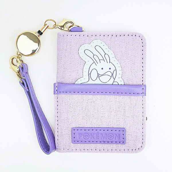 ポケットモンスター ヌメラ 2つ折りパスケース ひょっこりワッペン 定期入れ ポケモン