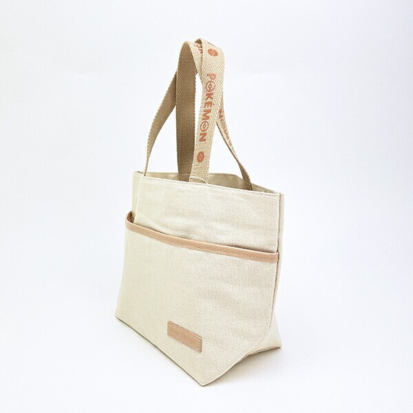 ポケットモンスター シャリタツ トートバッグ ベージュ ひょっこりワッペンシリーズ ポケモン