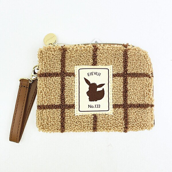 ポケットモンスター イーブイ ディリーパスケース もこもこサガラシリーズ (ブラウン) ポケモン