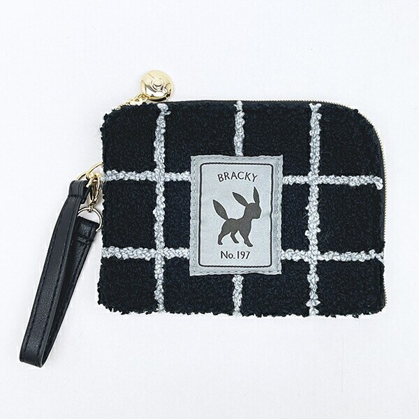 ポケットモンスター ブラッキー ディリーパスケース もこもこサガラシリーズ (ブラック) ポケモン