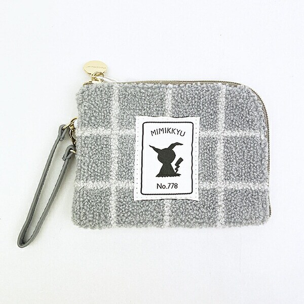 ポケットモンスター ミミッキュ ディリーパスケース もこもこサガラシリーズ (グレー) ポケモン