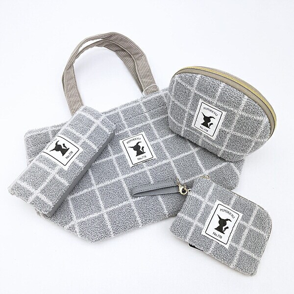 ポケットモンスター ミミッキュ ディリーパスケース もこもこサガラシリーズ (グレー) ポケモン