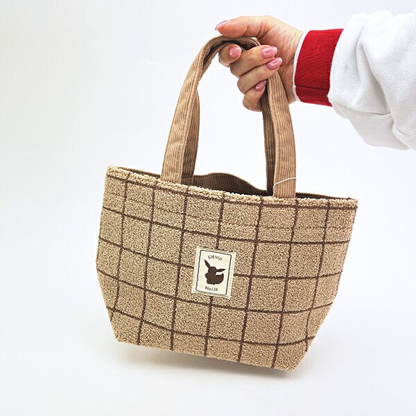 ポケットモンスター イーブイ ミニトートバッグ もこもこサガラ ランチ ポケモン