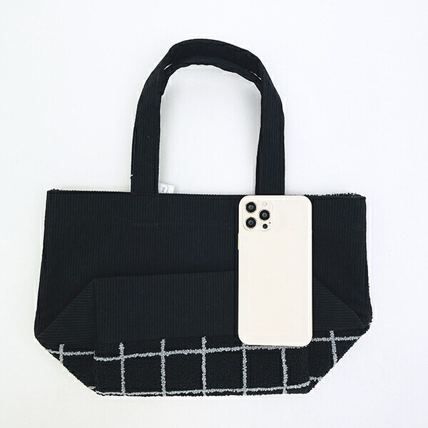 ポケットモンスター ブラッキー ミニトートバッグ もこもこサガラシリーズ (ブラック) ポケモン