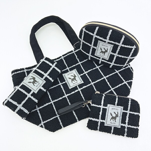 ポケットモンスター ブラッキー ミニトートバッグ もこもこサガラシリーズ (ブラック) ポケモン