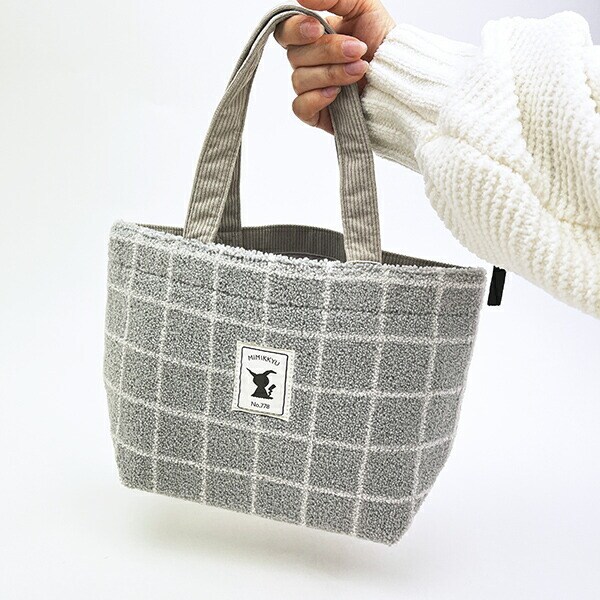 ポケットモンスター ミミッキュ ミニトートバッグ もこもこサガラシリーズ (グレー) ポケモン