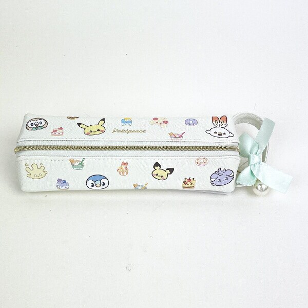ポケモン ポケピース 開くトレーポーチ ペンケース ホワイト 文具
