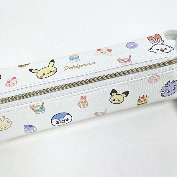 ポケモン ポケピース 開くトレーポーチ ペンケース ホワイト 文具