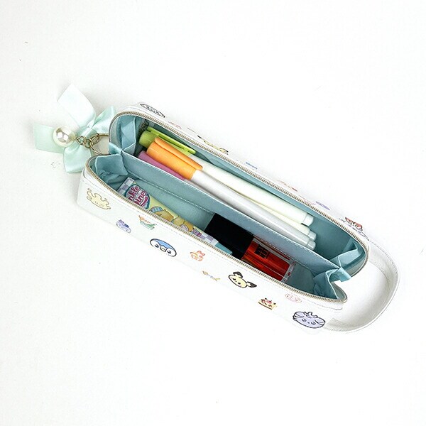 ポケモン ポケピース 開くトレーポーチ ペンケース ホワイト 文具