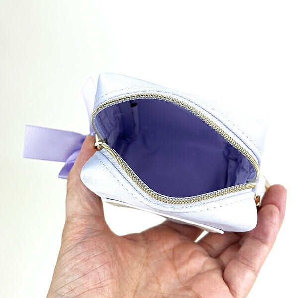 ポケットモンスター ヒバニー＆ニャスパー カラビナ付ミニポーチ パープル 小物入れ ポケピース ポケモン