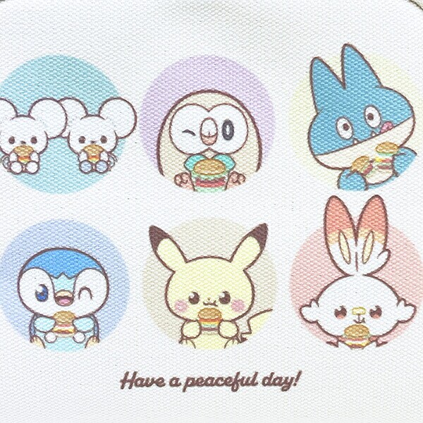 ポケットモンスター 集合 スクエアポーチ ポケピース ポケモン