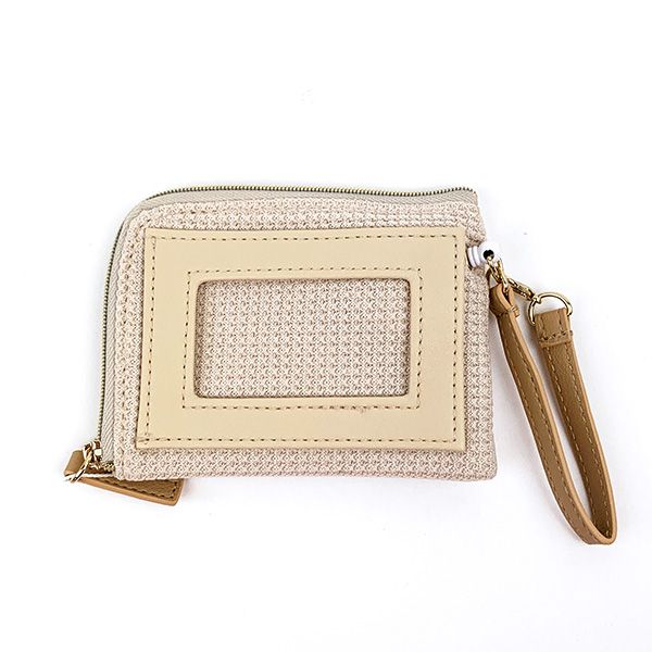 スヌーピー メッシュデイリーパスケースクッキー ワッフルメッシュサガラシリーズ 定期入れ