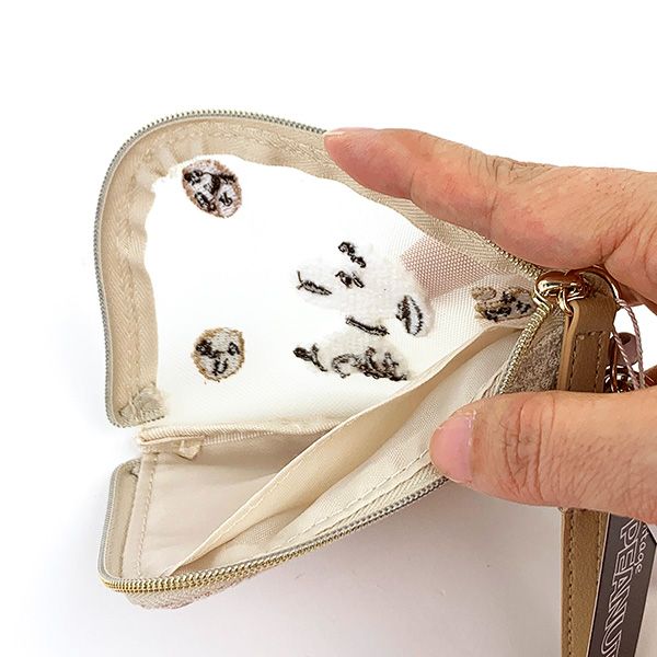 スヌーピー メッシュデイリーパスケースクッキー ワッフルメッシュサガラシリーズ 定期入れ