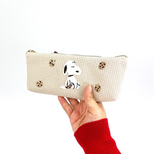 dショッピング |スヌーピー シンプルぺンポーチ クッキー ワッフル