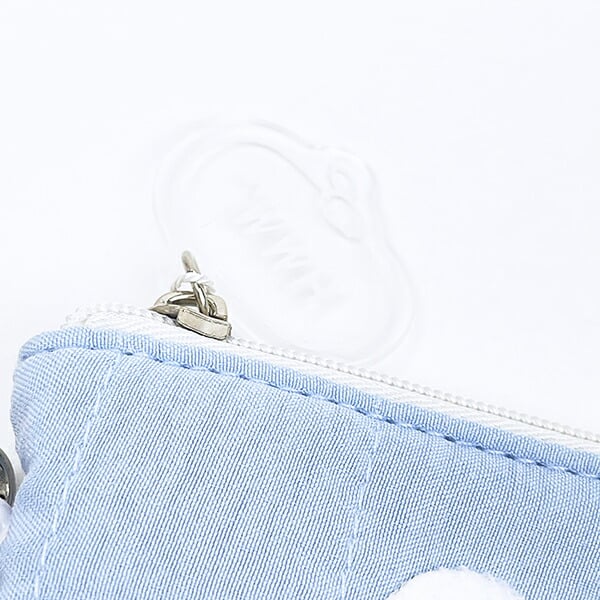 スヌーピー デイリーパスケース ぬいぐるみ ブルー 定期入れ SNOOPY