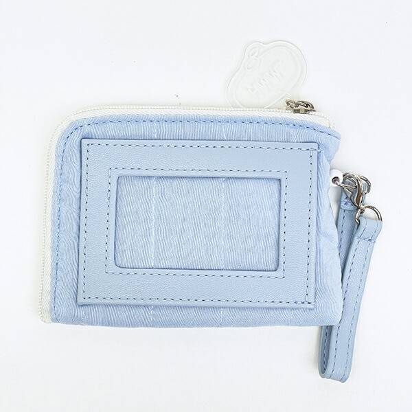 スヌーピー デイリーパスケース ぬいぐるみ ブルー 定期入れ SNOOPY