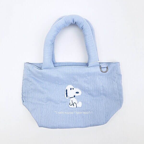 スヌーピー トートバッグ (ブルー) ぬいぐるみシリーズ SNOOPY