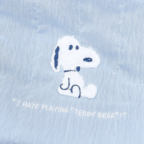 スヌーピー トートバッグ (ブルー) ぬいぐるみシリーズ SNOOPY