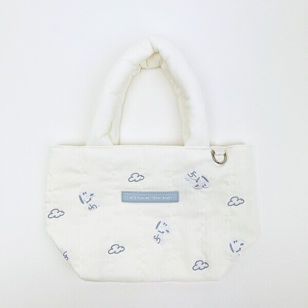 スヌーピー トートバッグ (ホワイト) ぬいぐるみシリーズ SNOOPY