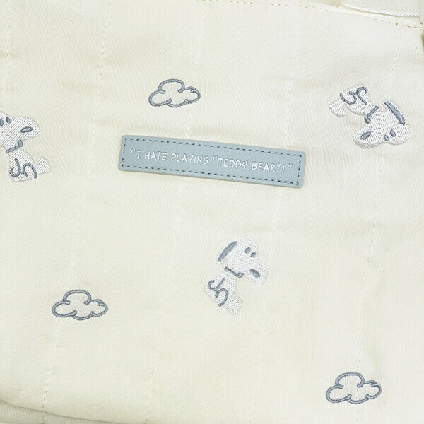 スヌーピー トートバッグ (ホワイト) ぬいぐるみシリーズ SNOOPY