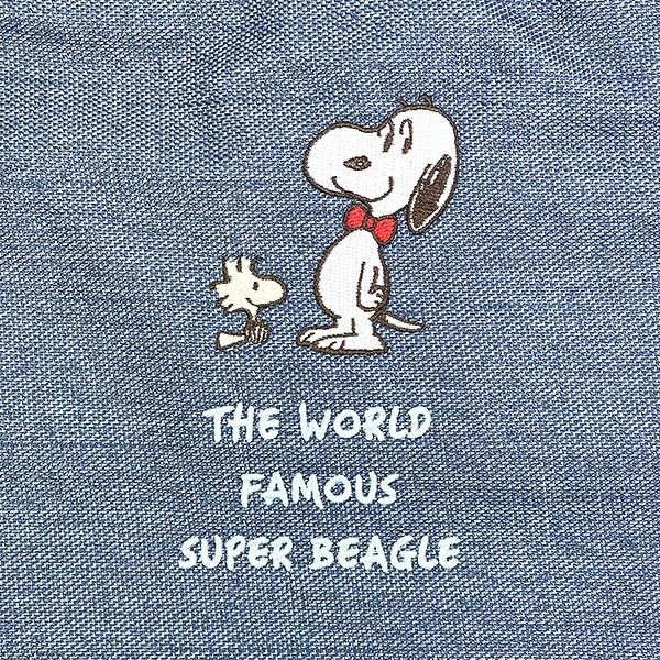 スヌーピー トートバッグ ボウタイ ネイビー ランチ SNOOPY
