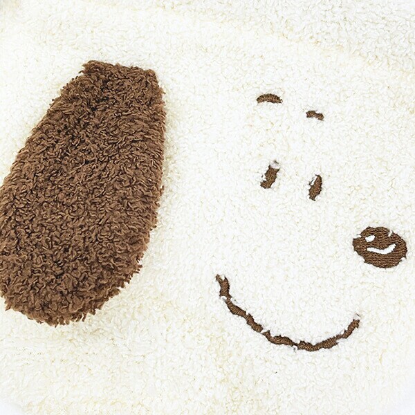 スヌーピー ふわふわフェイス巾着 にこにこ SNOOPY