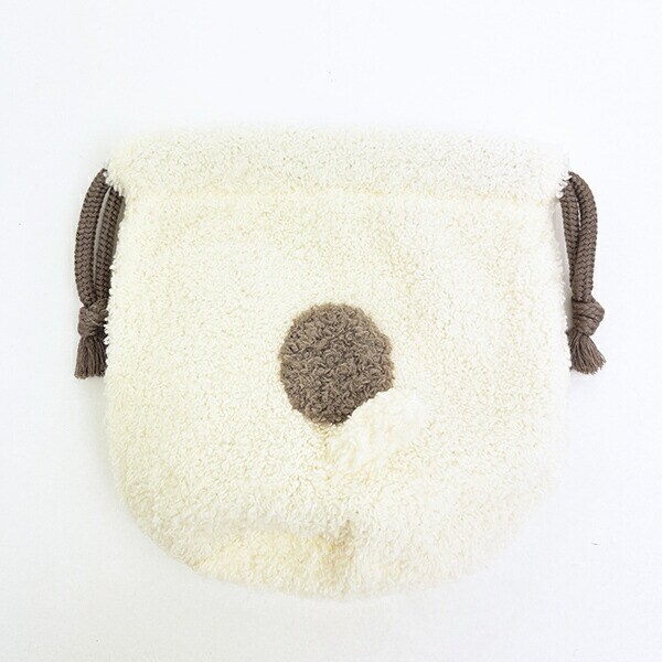 スヌーピー ふわふわフェイス巾着 すやすや SNOOPY