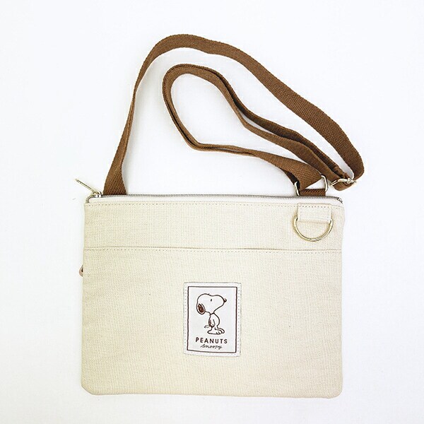 スヌーピー ショルダーバッグ アイボリー SNOOPY