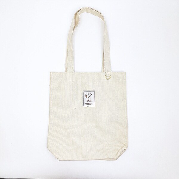 スヌーピー トートバッグ アイボリー SNOOPY