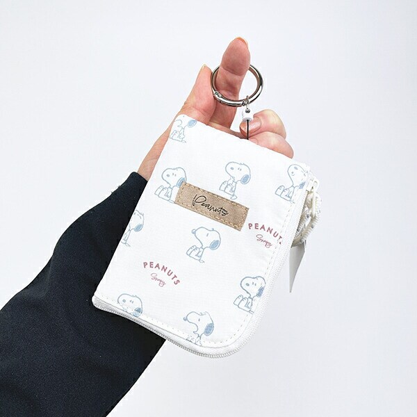 スヌーピー デイリーパスケース アイボリー 定期入れ SNOOPY