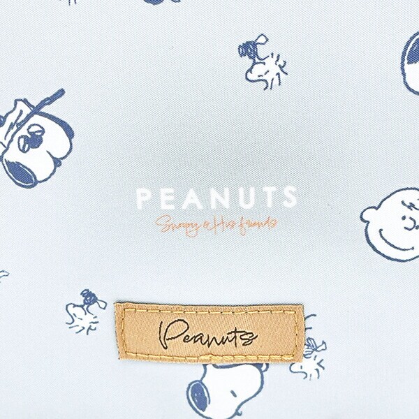 スヌーピー たっぷりメイクポーチ グレー Dusky paletteシリーズ SNOOPY