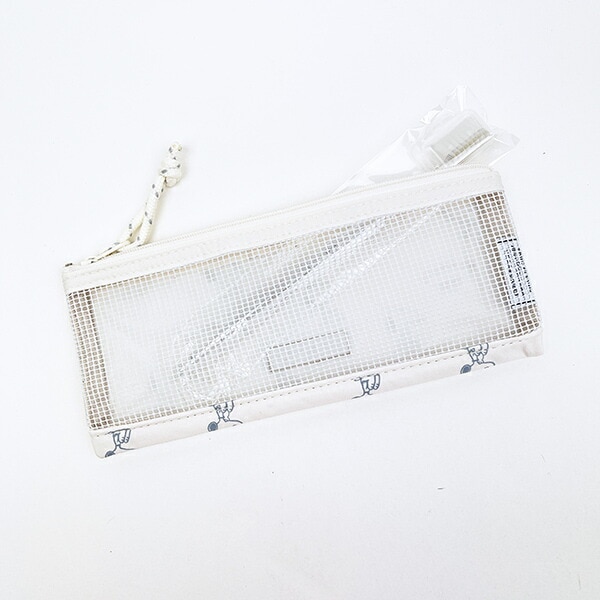 スヌーピー 歯ブラシポーチ アイボリー トラベル Dusky paletteシリーズ SNOOPY