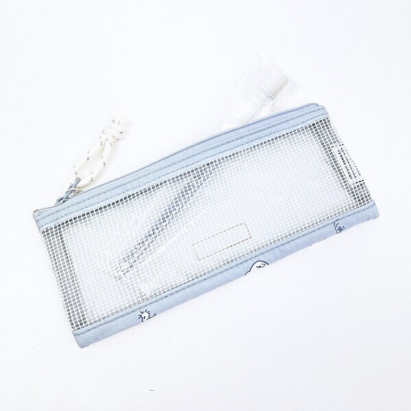 スヌーピー 歯ブラシポーチ グレー トラベル Dusky paletteシリーズ SNOOPY