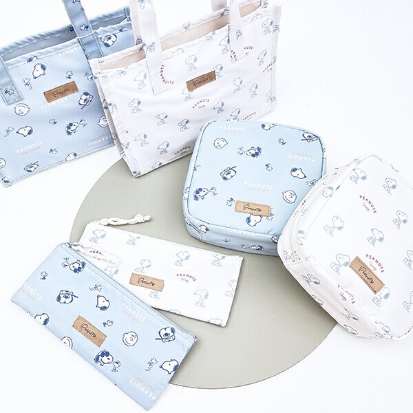スヌーピー スパバッグ グレー トラベル サウナ Dusky paletteシリーズ SNOOPY