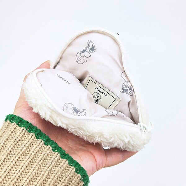 スヌーピー フェイスポーチ monokure mate SNOOPY