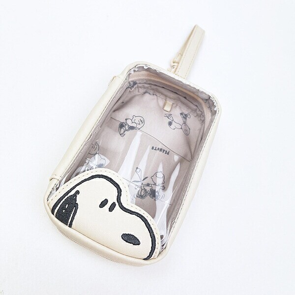 スヌーピー キャリーポーチ monokuro mate SNOOPY
