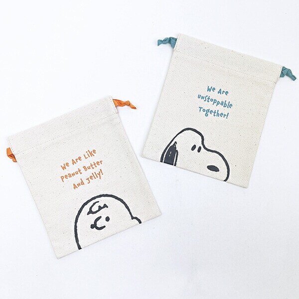 スヌーピー 巾着2枚セット SNOOPY