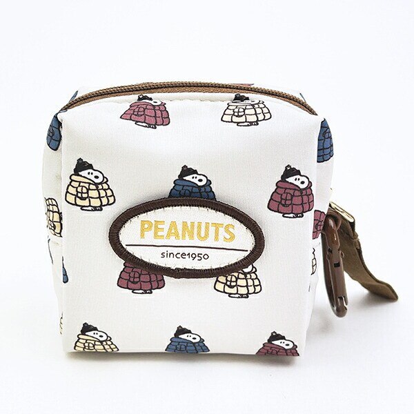 スヌーピー カラビナ付きミニポーチ (ほっこり) チラシ SNOOPY