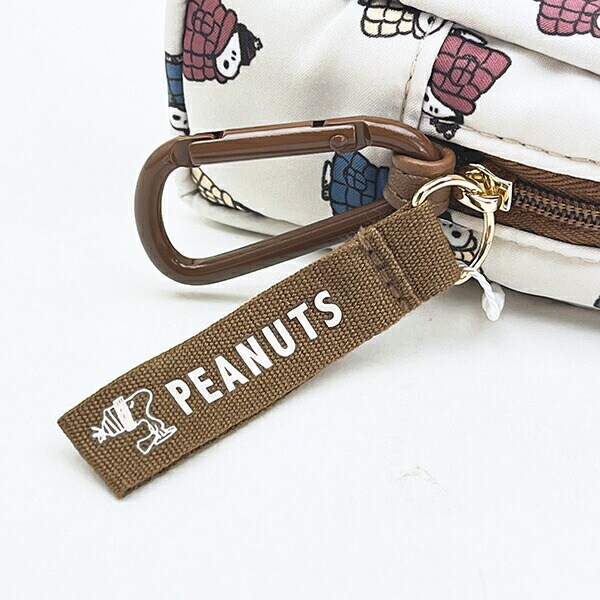 スヌーピー カラビナ付きミニポーチ (ほっこり) チラシ SNOOPY