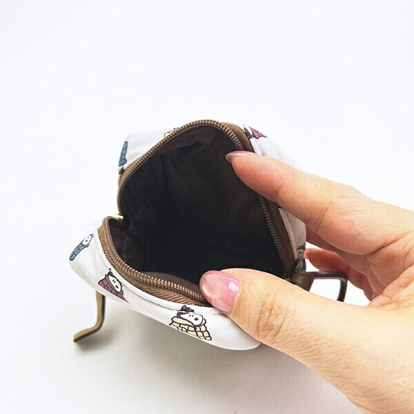 スヌーピー カラビナ付きミニポーチ (ほっこり) チラシ SNOOPY