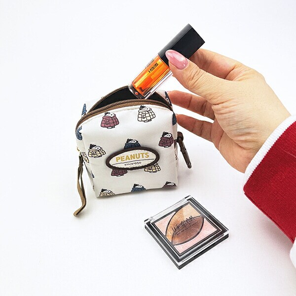 スヌーピー カラビナ付きミニポーチ (ほっこり) チラシ SNOOPY