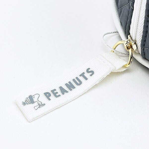 スヌーピー スクエアポーチ (ほっこり) ワンポイント SNOOPY