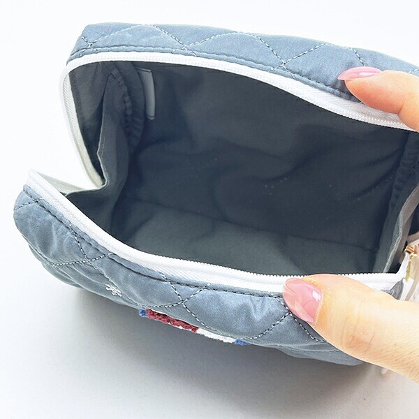 スヌーピー スクエアポーチ (ほっこり) ワンポイント SNOOPY